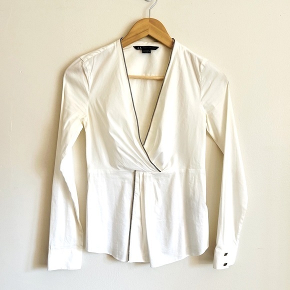 Armani Exchange peplum  top XS - Picture 1 of 11
